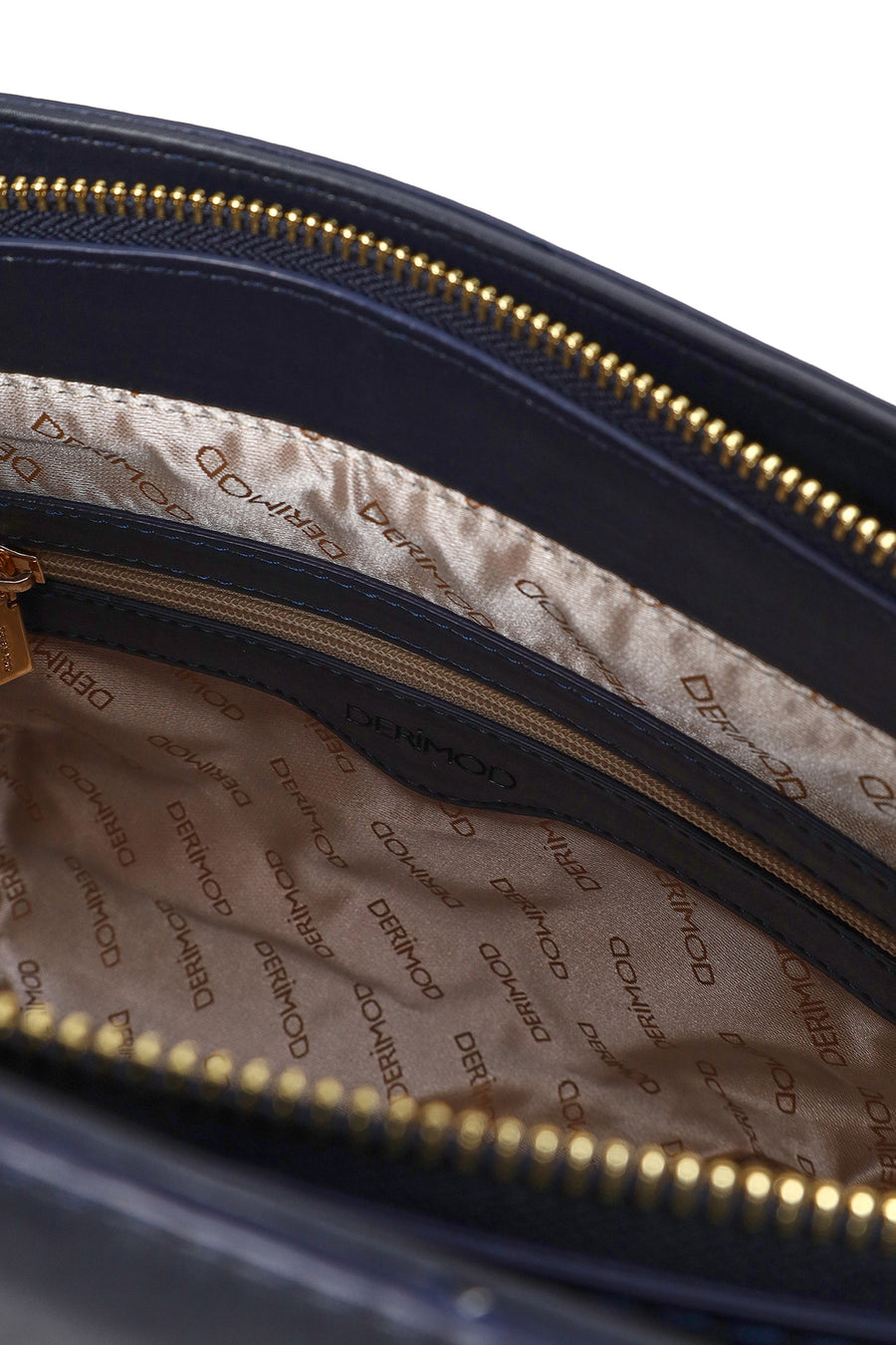 Woman Navy Long-Strap Classic Shoulder Bag