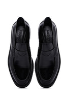 Men's Black Patent Leather Casual Loafer | Derimod