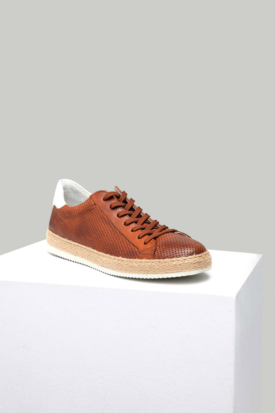 Delikli Taba Erkek Deri Espadril 18SFD3419DI | Derimod