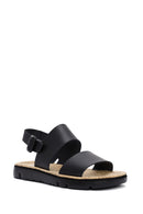 Camper Women's Black Oruga Sandals | Derimod