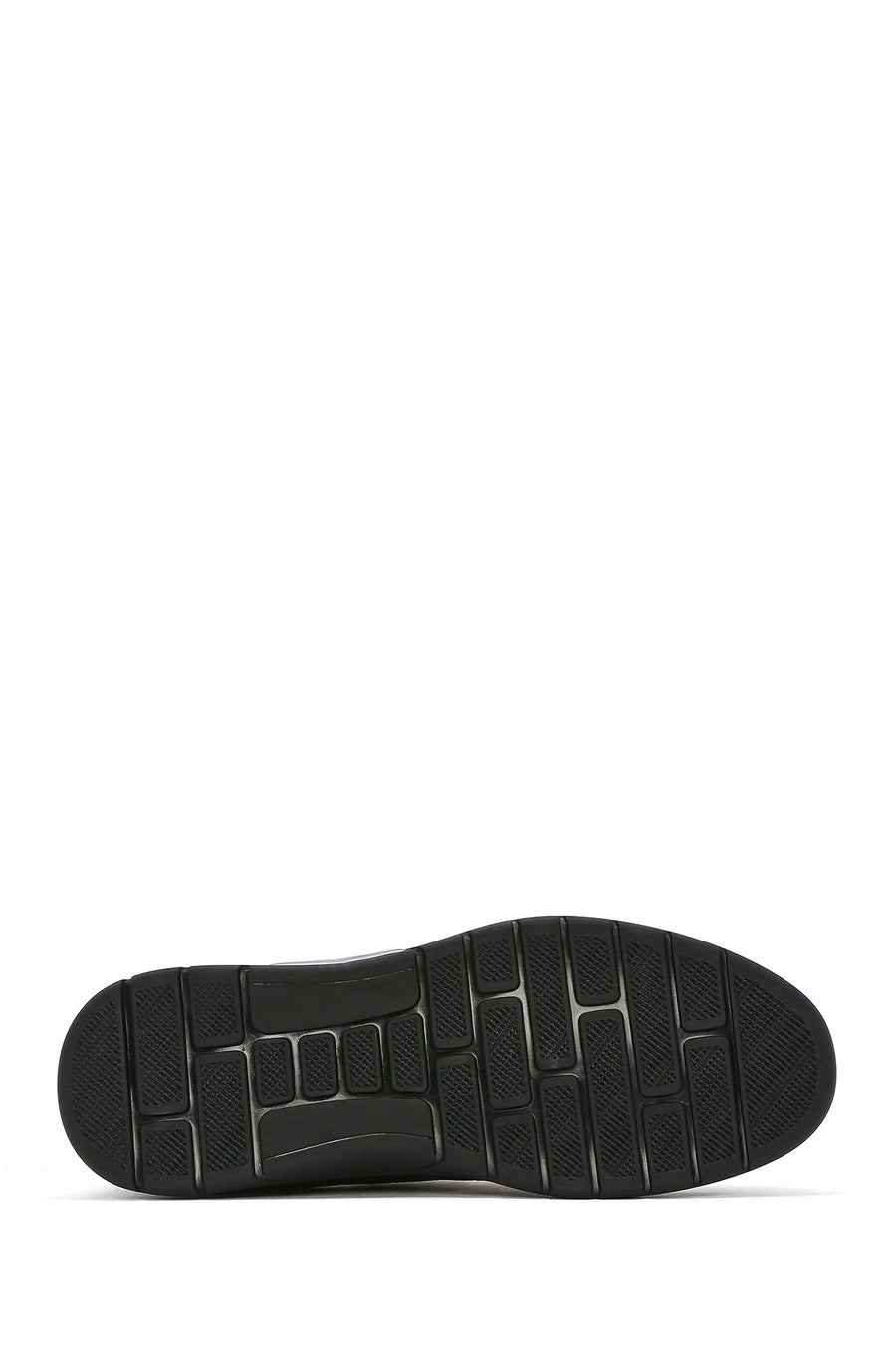 Men's Black Lace-Up Nubuck Leather Casual Sneaker