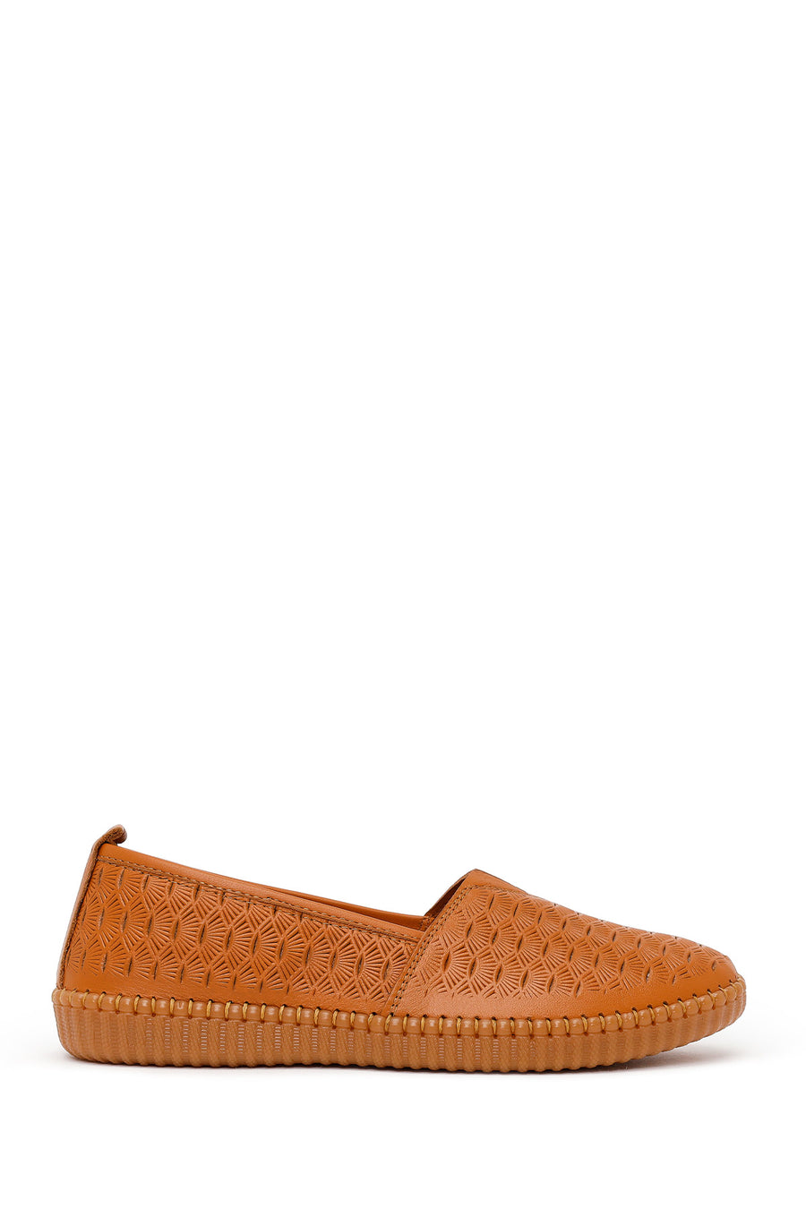Kadın Taba Deri Konfor Loafer 26AFD333718 | Derimod