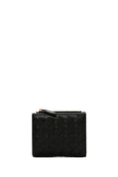 Women's Black Knit Wallet | Derimod