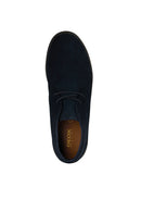 Geox Men's Navy Blue Spherica Ecub-1 Lace-Up Suede Leather Casual Shoes | Derimod