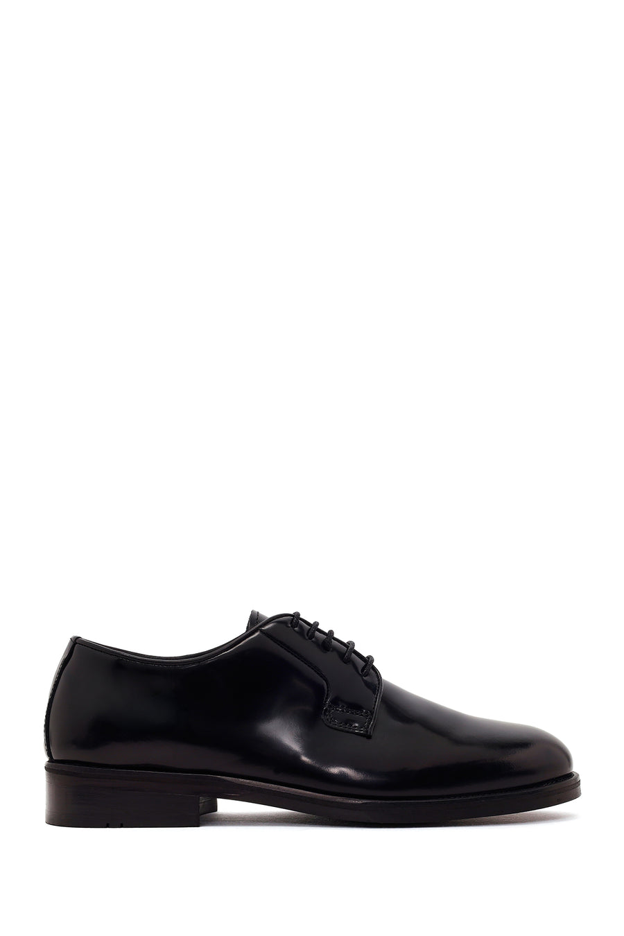 Male Black Lace-Up Leather Casual Shoes WM750040DA | Derimod