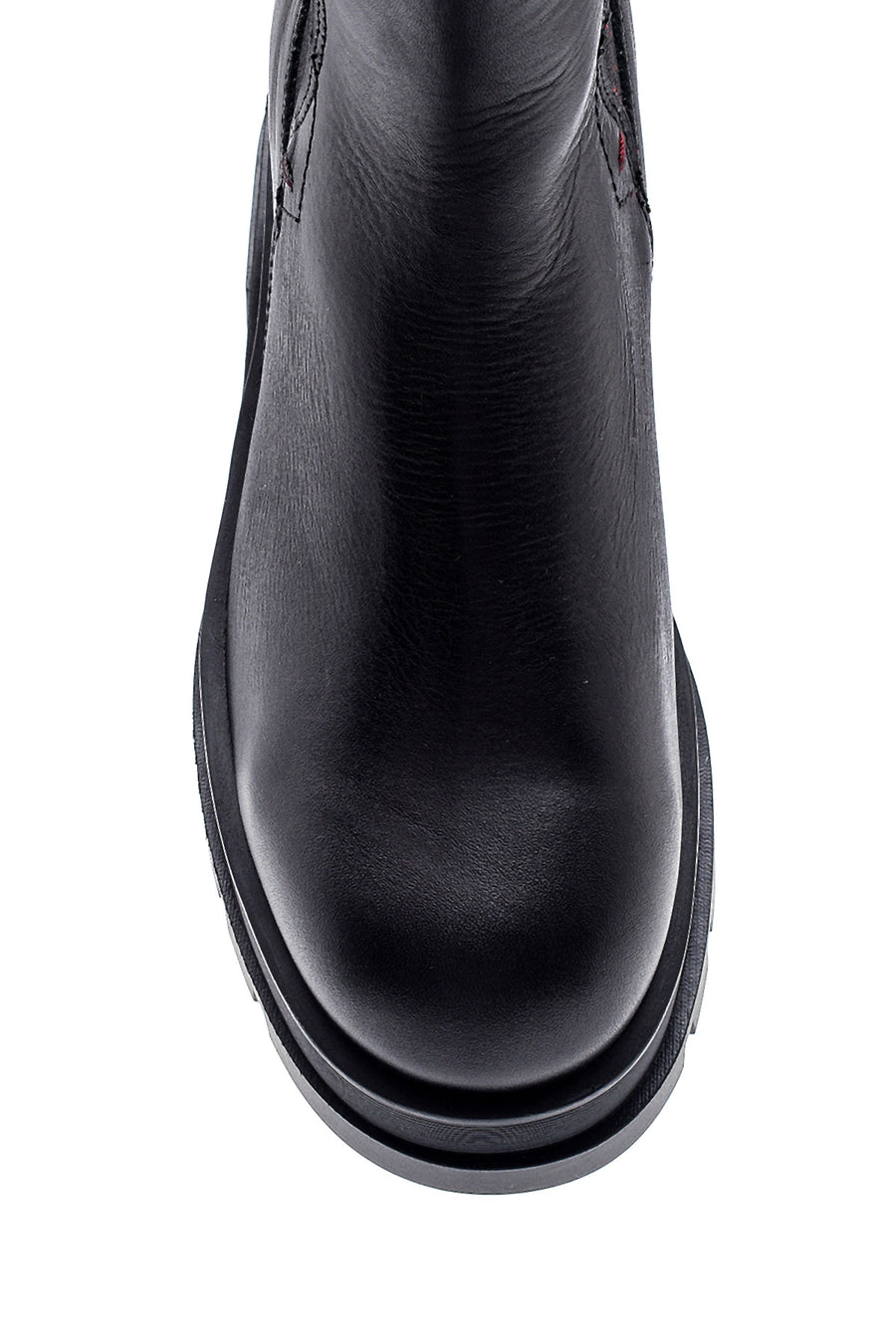 Women's Leather Thick Soled Chelsea Boots