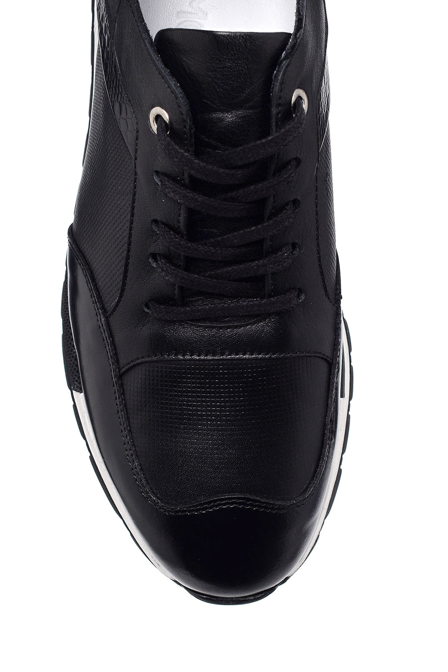 Erkek Kroko Detaylı Sneaker