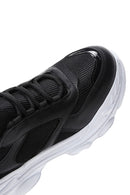 Women's Black Thick Soled Sneaker | Derimod