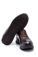 Men's Leather Crocodile Sneaker | Derimod