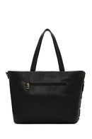 Women's Black Long Strap Plush Handbag | Derimod