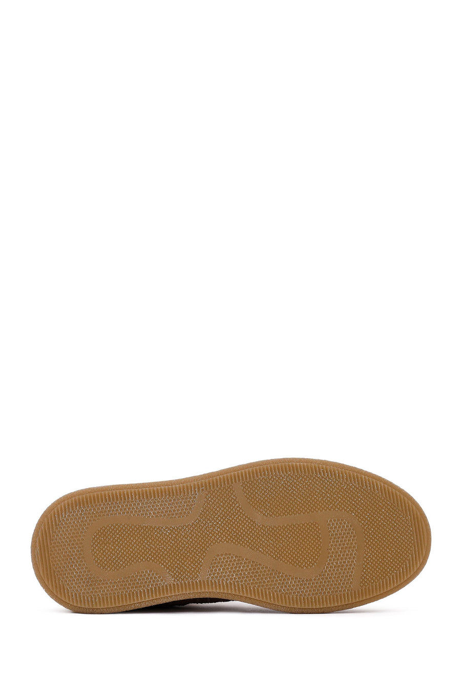 Woman Mink Zip Closure Thick-Soled Suede Teddy Boots