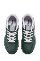 Hammer Jack Men's Green Suede Leather Colombia M Sneaker | Derimod