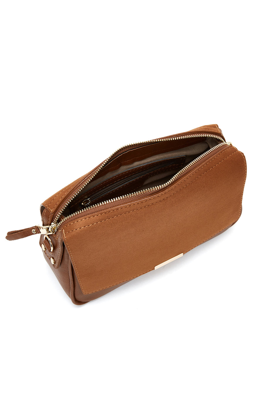 Women's Tan Long Strap Shoulder Bag