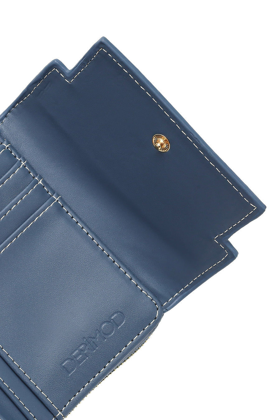 Women's Blue Printed Wallet
