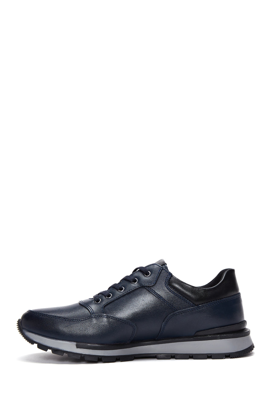 Men's Leather Navy Blue Sneaker