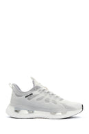 Men's White Gray Thick Soled Sneaker | Derimod