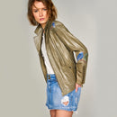 Exotic Women's Leather Jacket | Derimod