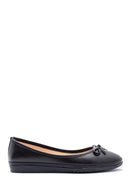 Women's Bow Leather Ballerinas | Derimod