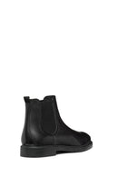 Geox Men's Black Tiberio Leather Chelsea Boots | Derimod