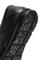 Men's Black Lace-up Leather Sneaker | Derimod