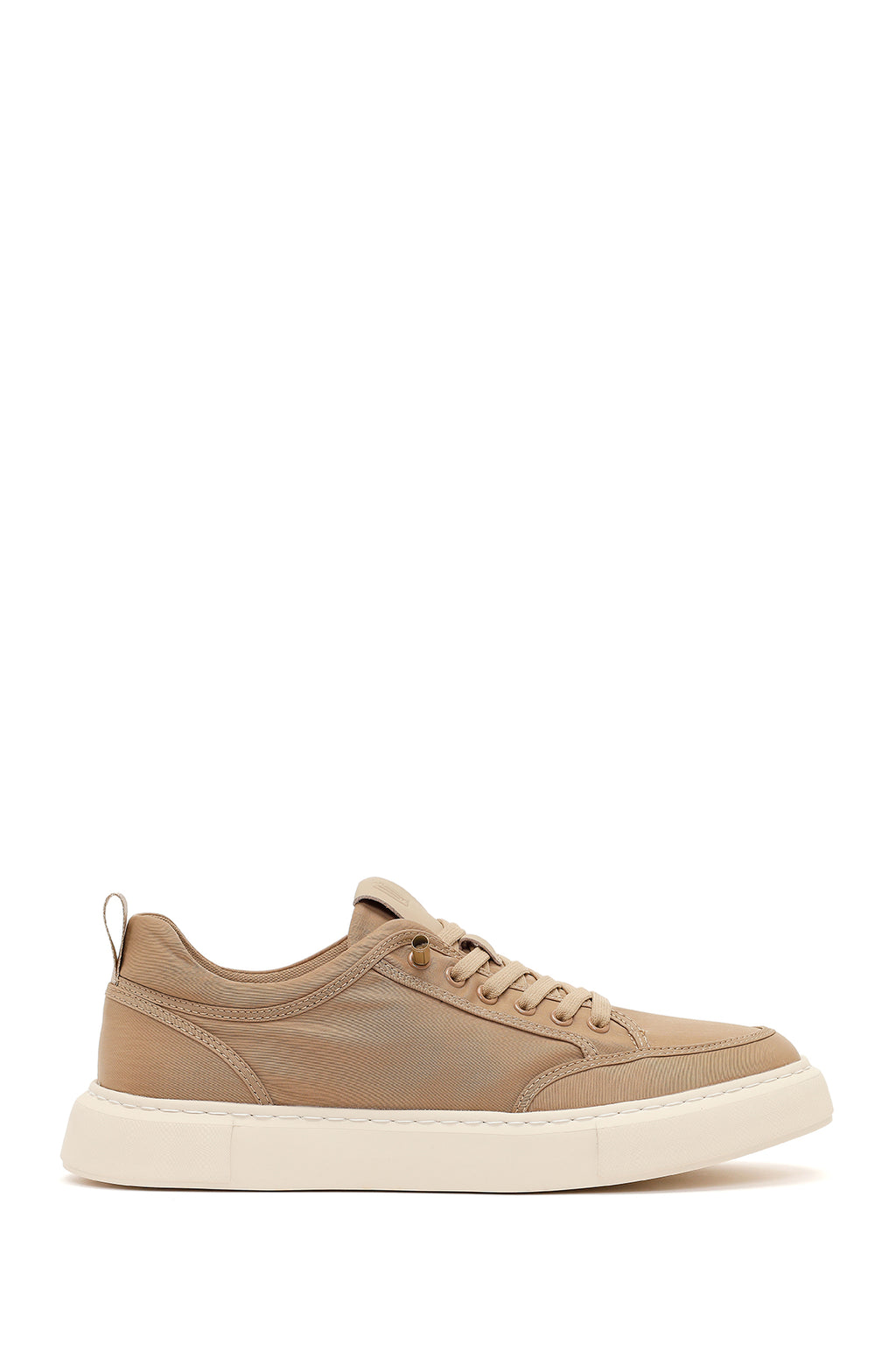 Derimod Zero Erkek Bej Bağcıklı Kumaş Sneaker