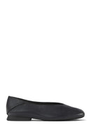 Camper Women's Black Casi Myra Leather Ballerinas | Derimod