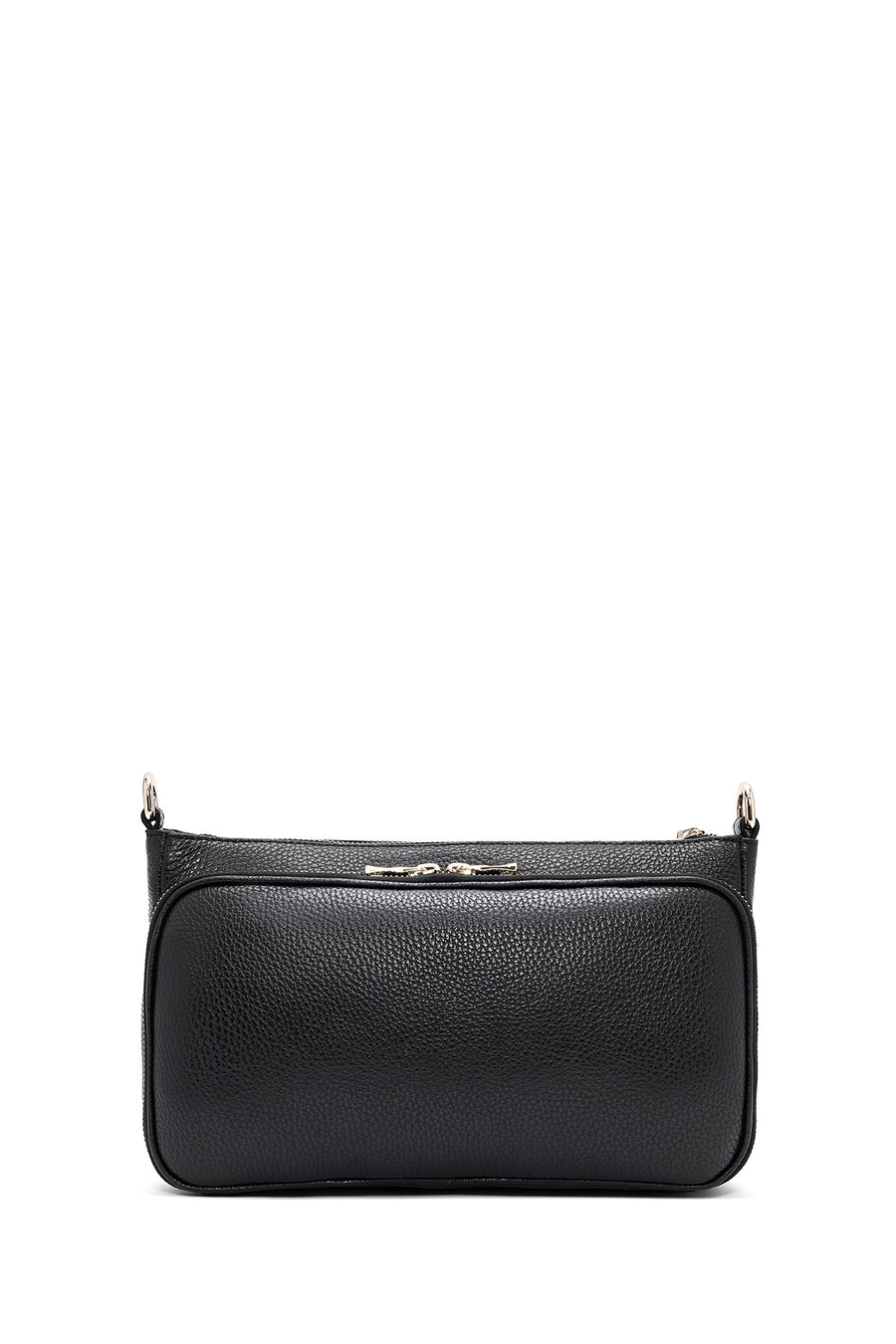 
Women's Black Long Strap Leather Shoulder Bag

