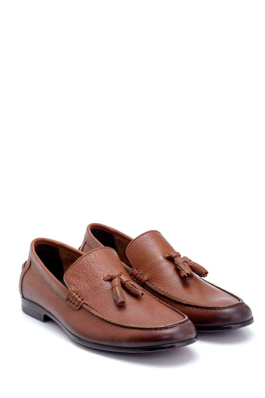 Men's Leather Tassel Detailed Loafer