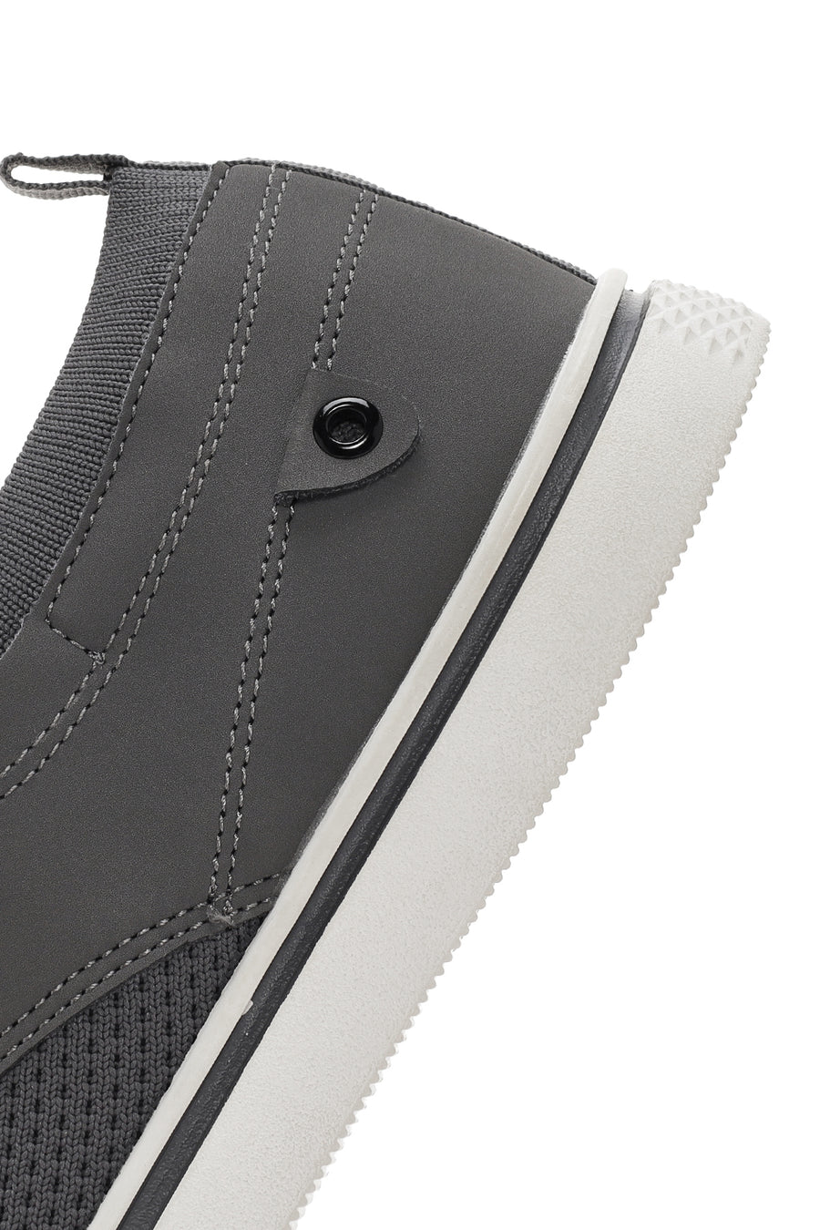 Erkek Gri Bağcıklı Kumaş Sneaker