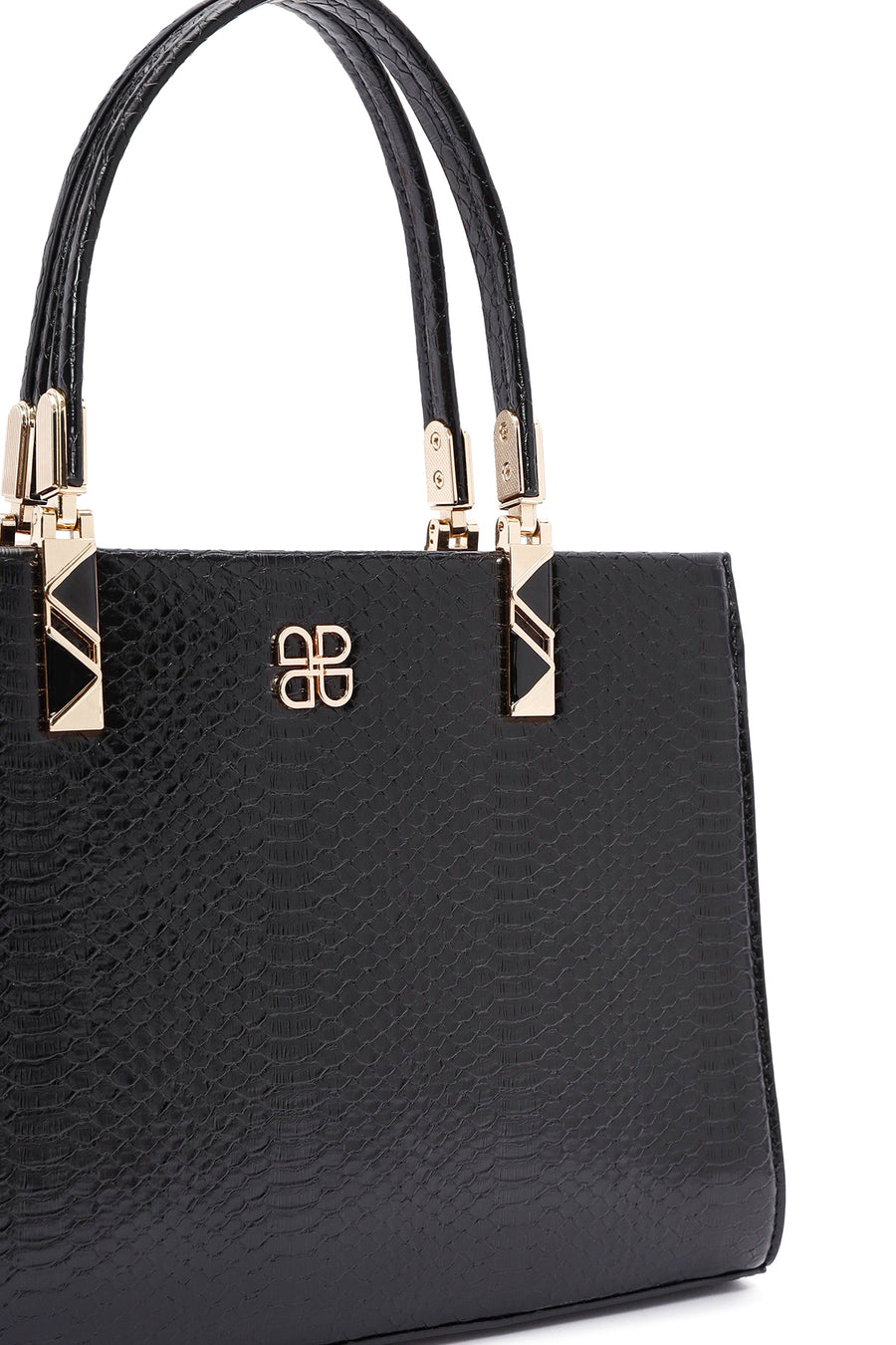Women's Black Long Strap Printed Shoulder Bag