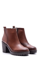 Women's Leather Heeled Boots | Derimod