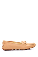 Kadın Camel Deri Loafer | Derimod