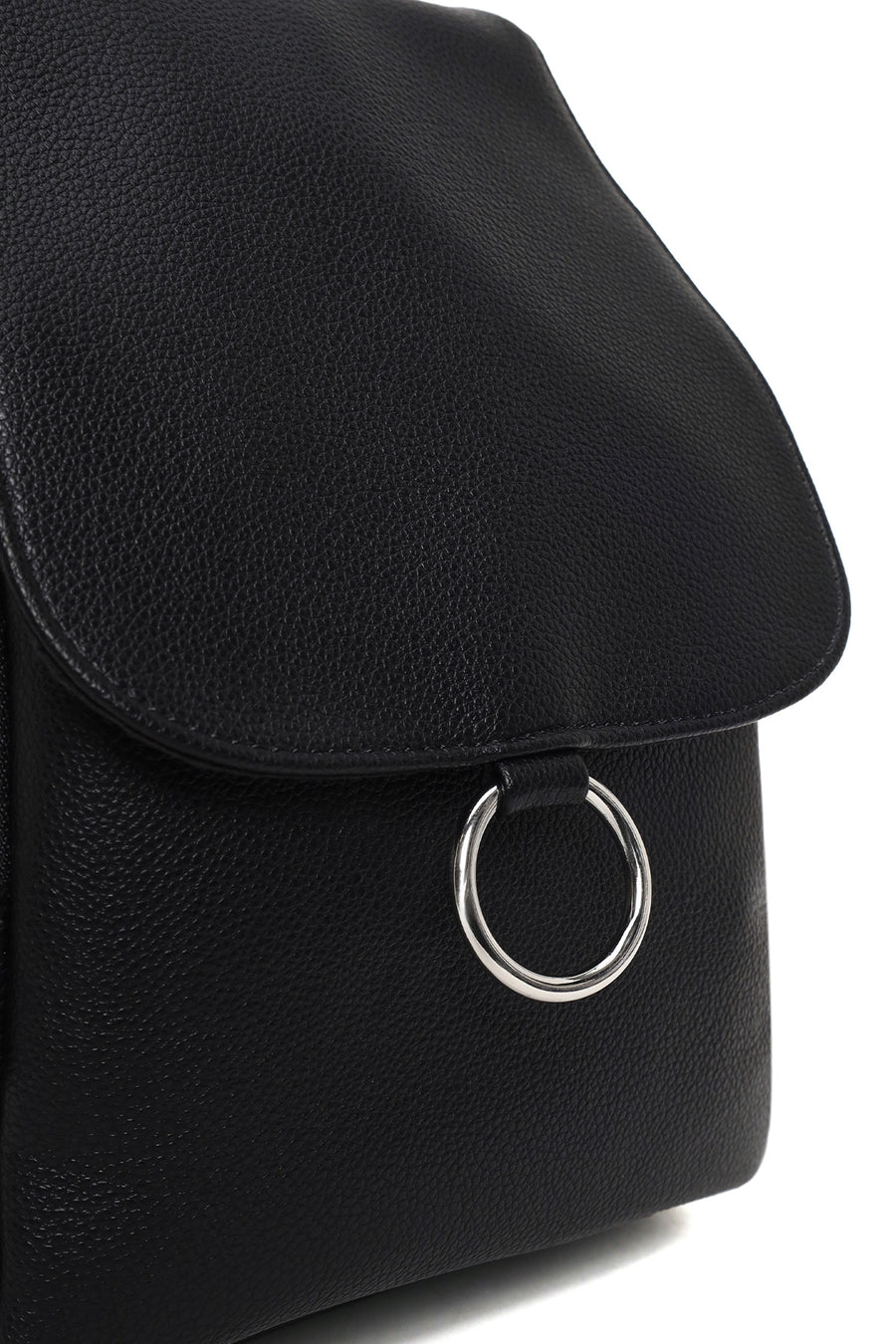 Woman Black Backpack