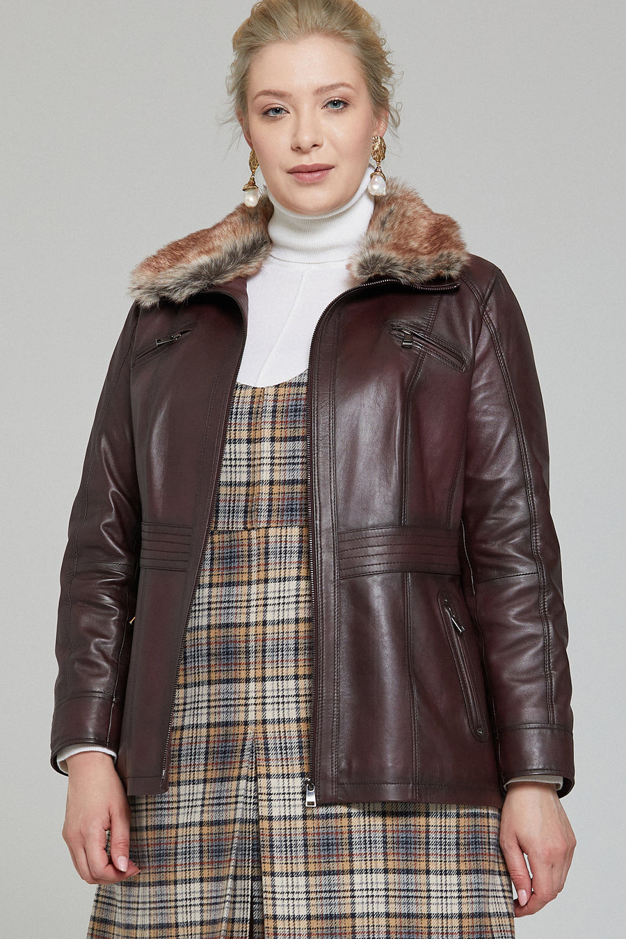 Mira (plus) Kadın Bordo Mont 19WGE513447 | Derimod