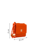 Woman Orange Charm Card Holder | Derimod
