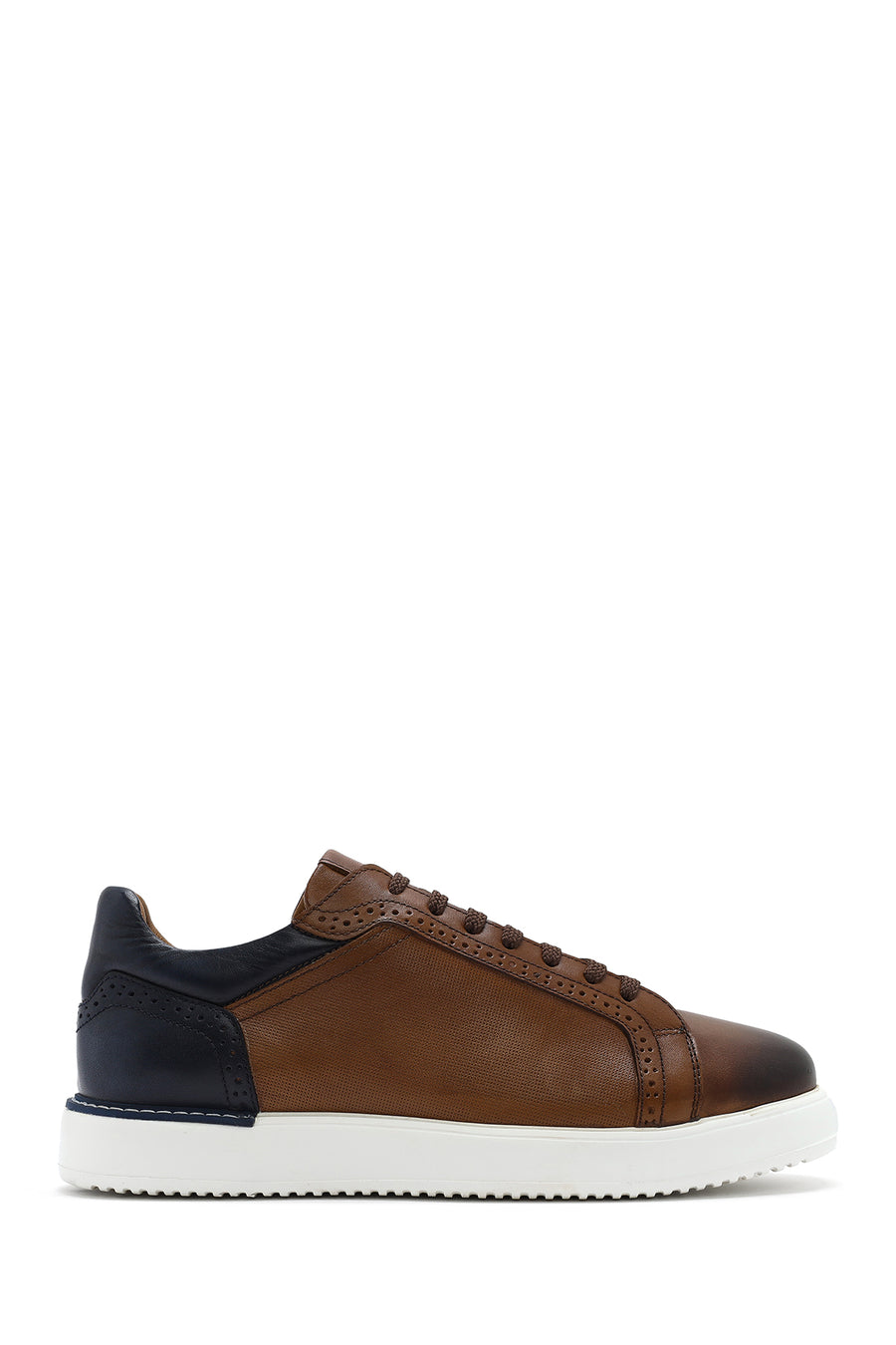 Men's Tan Lace-up Leather Sneaker 25SFD6204FT | Derimod
