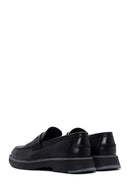 Men's Black Casual Leather Loafer | Derimod