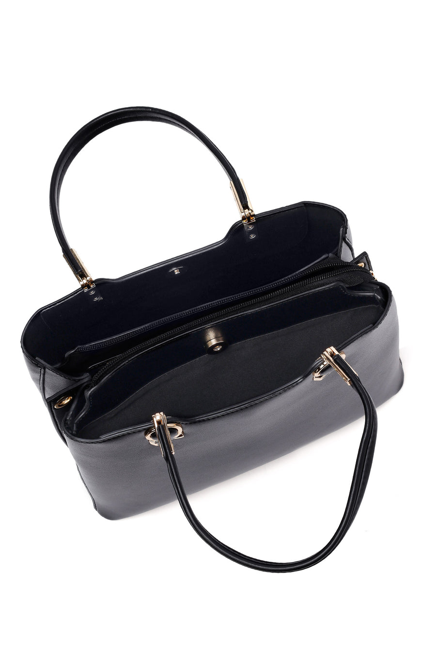 Women's Black Long Strap Shoulder Bag