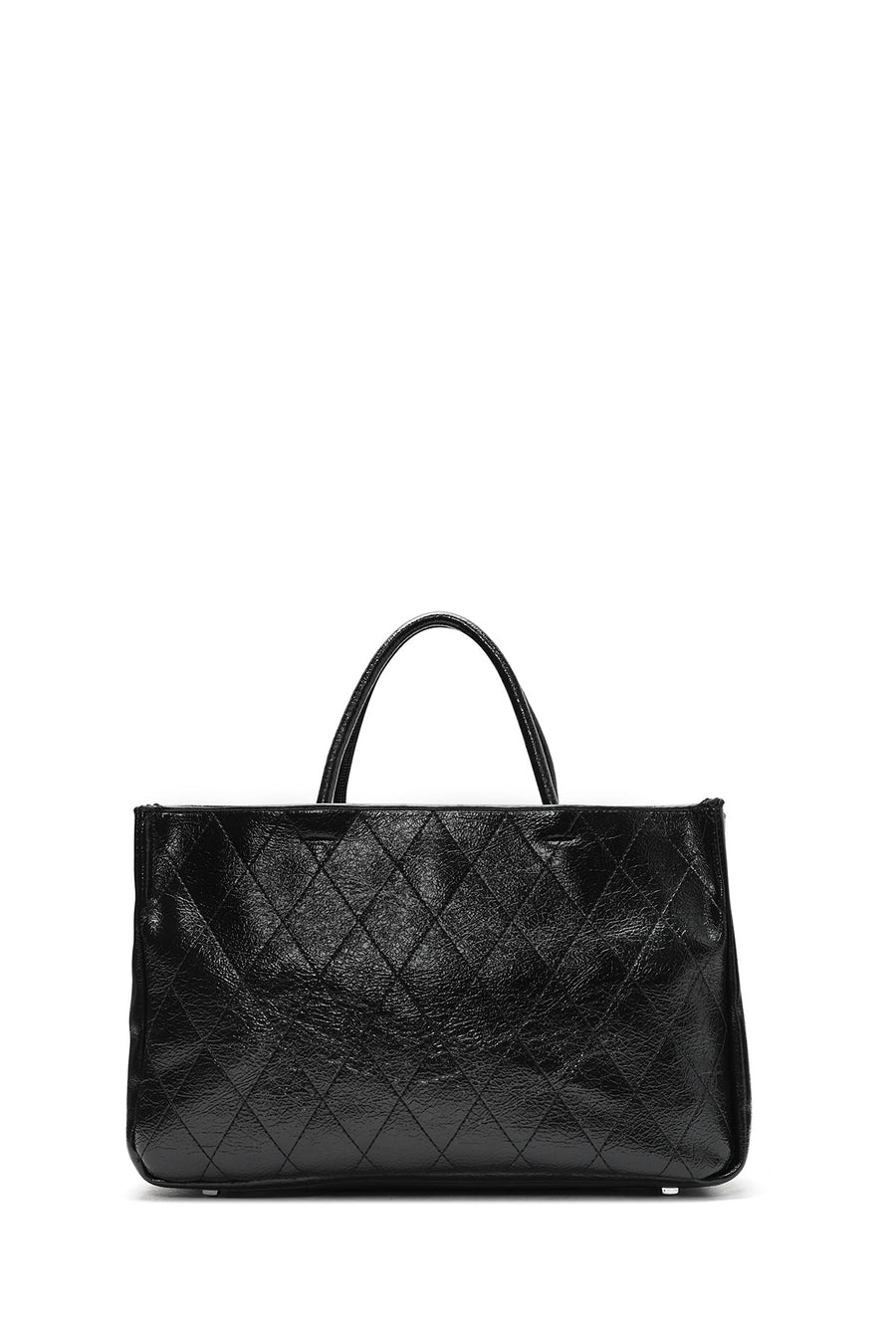 Women's Black Chain Strap Printed Handbag