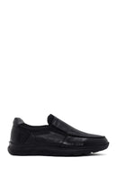 Men's Black Leather Comfort Casual Loafer | Derimod