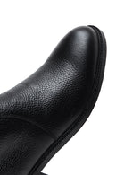 Men's Black Leather Classic Boots | Derimod