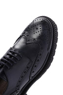 Men's Navy Blue Leather Casual Shoes | Derimod