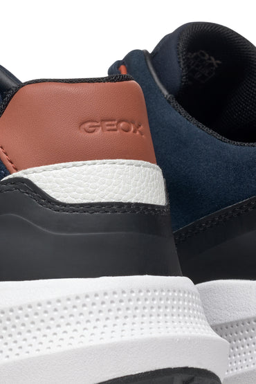 Geox Erkek Lacivert Pg1X Abx Bağcıklı Deri Sneaker_10