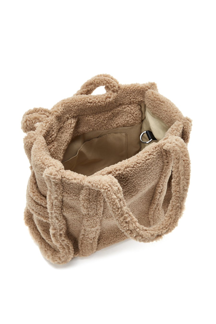 Women's Camel Plush Handbag