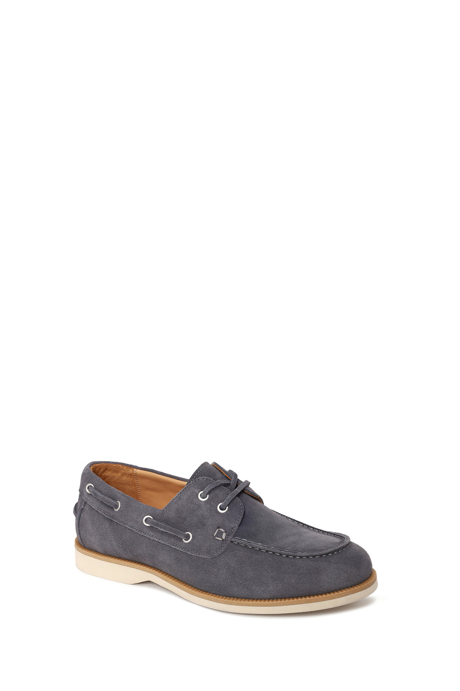 Male Gray Lace-Up Suede Casual Shoes