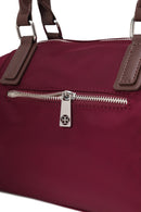 Woman Burgundy Long-Strap Fabric Shoulder Bag | Derimod