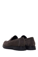 Erkek Gri Süet Deri Casual Loafer | Derimod