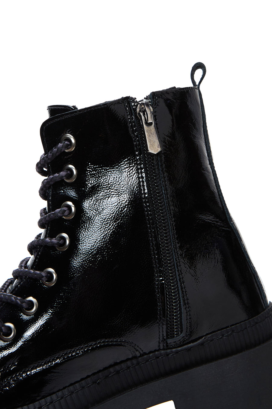 Women's Leather Patent Leather Boots