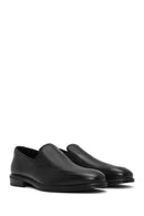 Men's Black Leather Comfort Shoes | Derimod