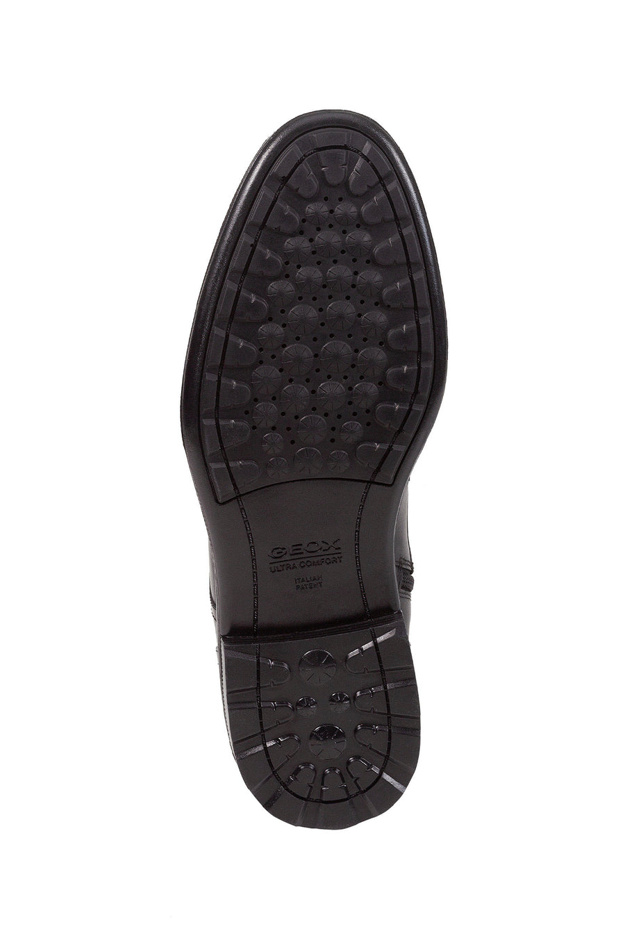 Geox Men's Black Walk Pleasure Leather Zippered Classic Boots